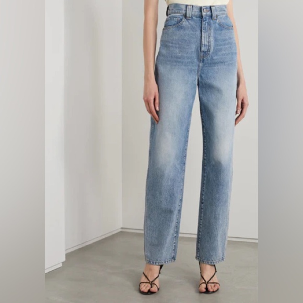 KHAITE Straight Leg Albi Jeans